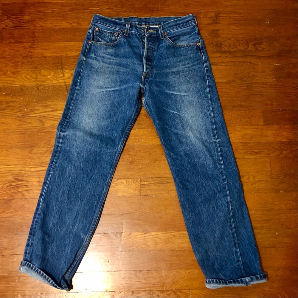Levi's 501 Jeans.  Post Wash Shrink to Fit Jeans.